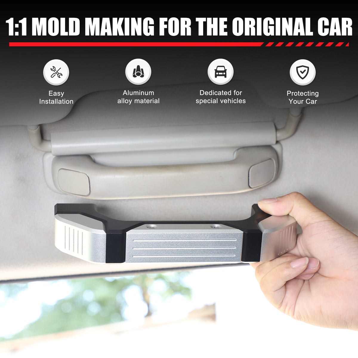 Replacement interior Roof Grab Handle Cover Trim For Toyota FJ Cruiser 07-21 US 16