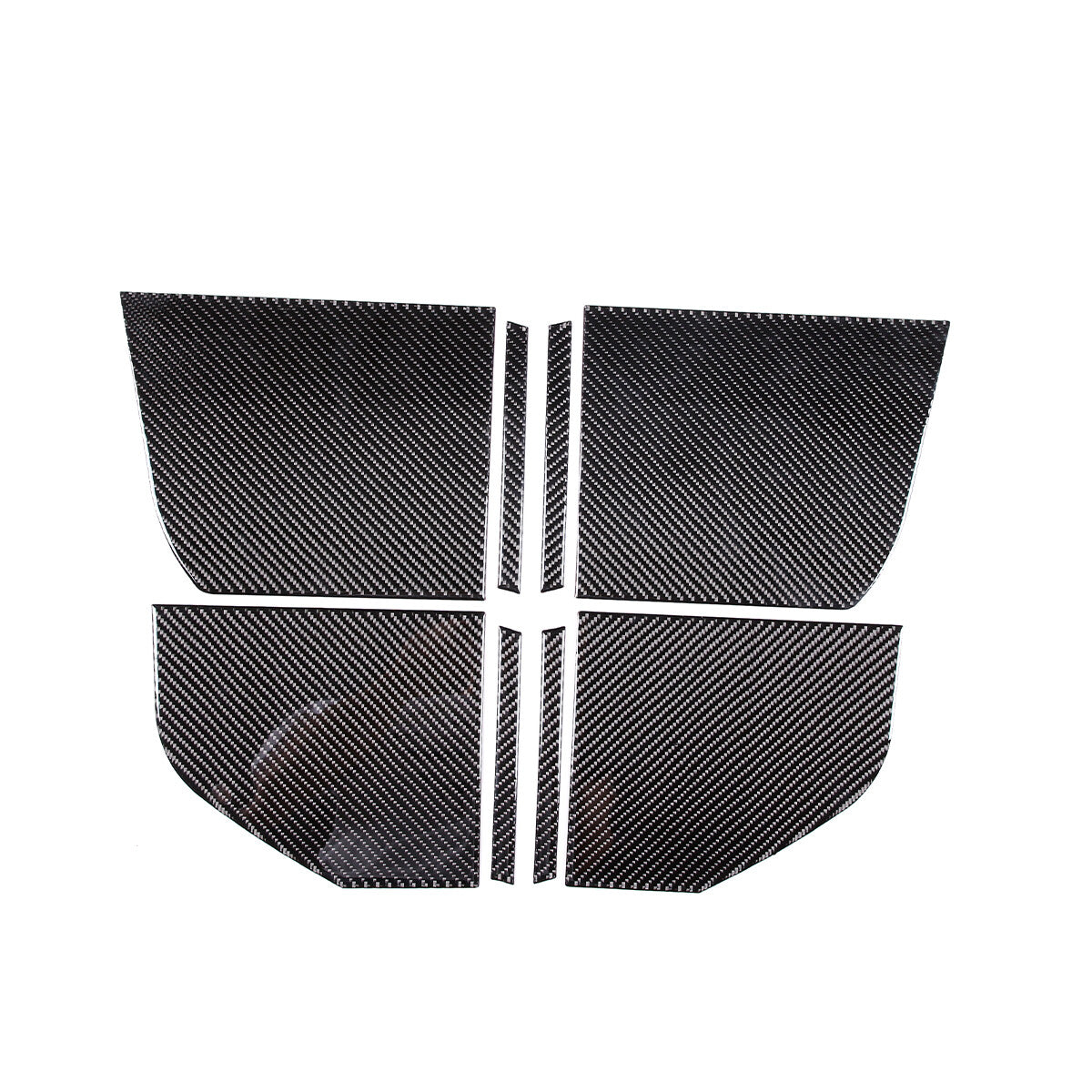 Soft Carbon Fiber Inner Door Anti-Kick Panel Cover Trim For Ford Maverick 2022+ 12