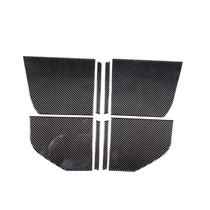 Soft Carbon Fiber Inner Door Anti-Kick Panel Cover Trim For Ford Maverick 2022+ 12