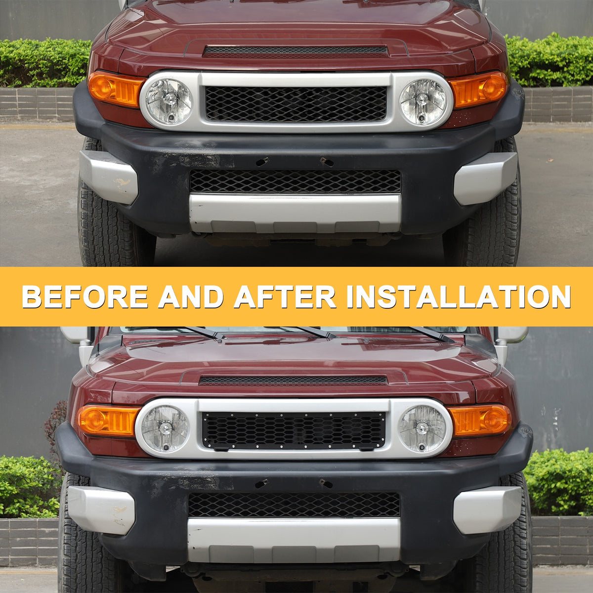 Steel Front Grille Light Mount Bracket For Toyota FJ Cruiser 2007-2021 US 21