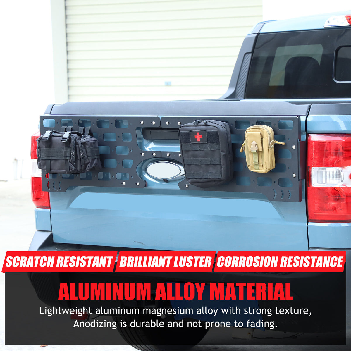 Rear Bed Molle Panel Truck Bed Tailgate Molle Panel For Ford Maverick 2022-2024 14