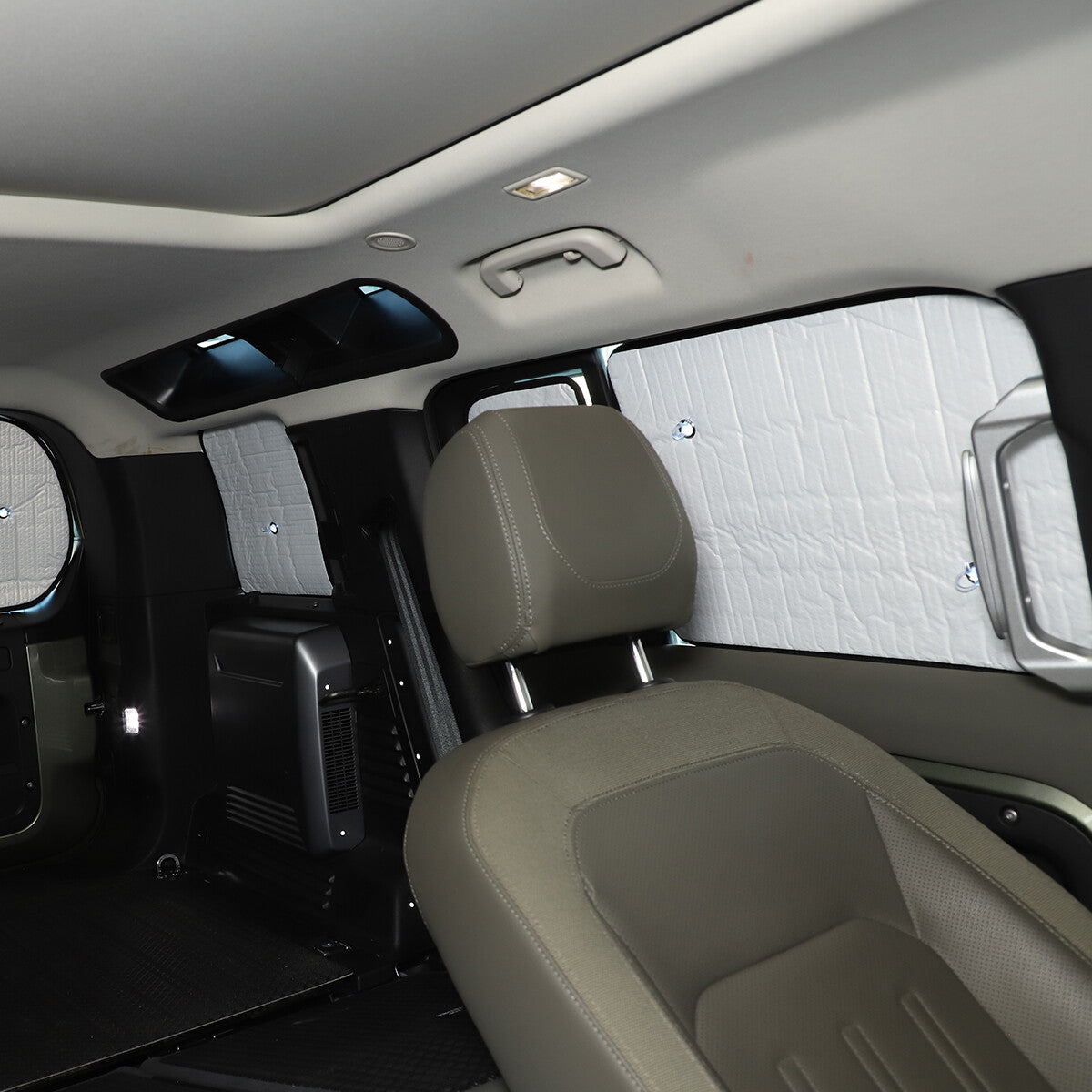 Car Full Sun Shade Rear Front Window Shade Blocks For LR Defender 90 110 2020-22 12