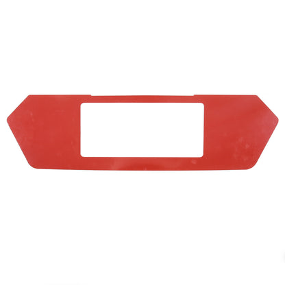 Yellow Carbon Fiber Rear License Plate Frame Panel Sticker For Corvette C8 20-26 13