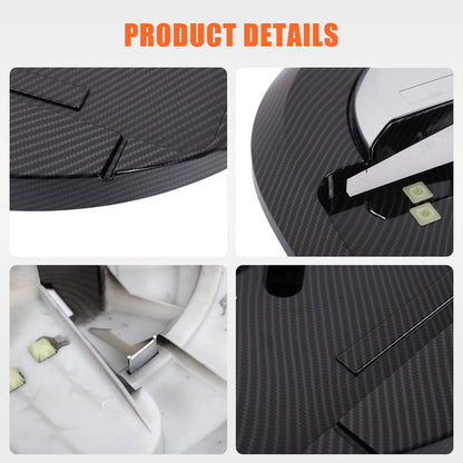 Carbon Fiber Spare Tire License Plate Bracket OE:25782333 For Hummer H2 03-09 US 17