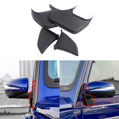 Matte Real Carbon Fiber Side Mirror Base Trim For Benz G-Class W464 2019-2024 5