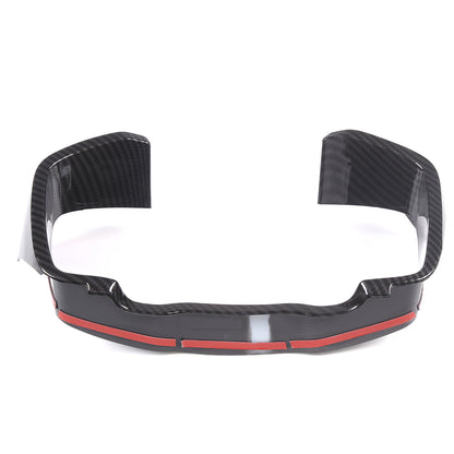 ABS Carbon fiber Dashboard Instrument Frame Trim Cover For Subaru WRX VB 2022-24 12