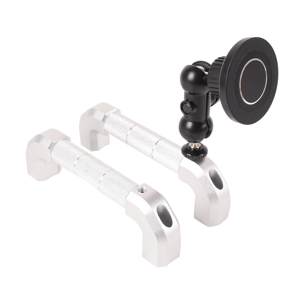 Replace Silver A-Pillar Handle W/Phone Mount For LR Defender L316 2004-2018 12