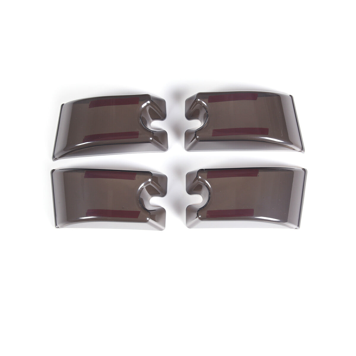 18pcs Smoked Front Rear Side Tail Light Roof Light Trim Cover For Hummer H2 42