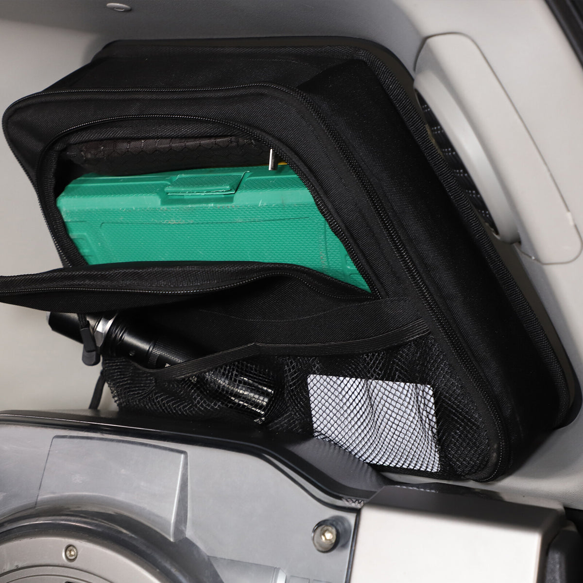 Black Trunk Right Side Window Storage Bag For Toyota FJ Cruiser 2007-2021 1