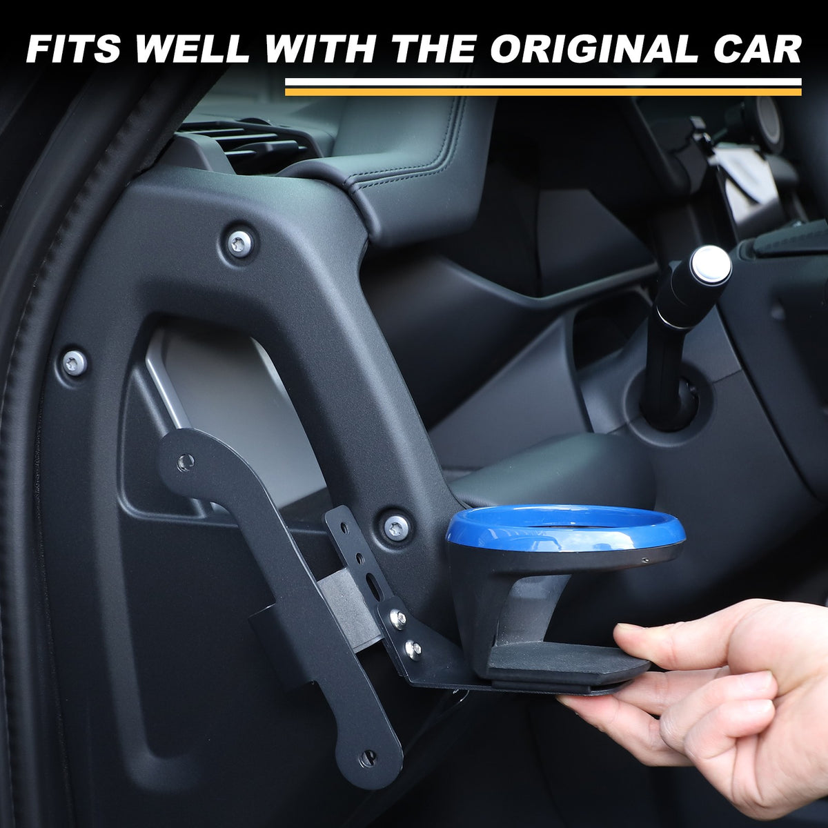 Blue Ring Driver Side Cup Holder Bracket For Land Rover Defender L663 2022 18
