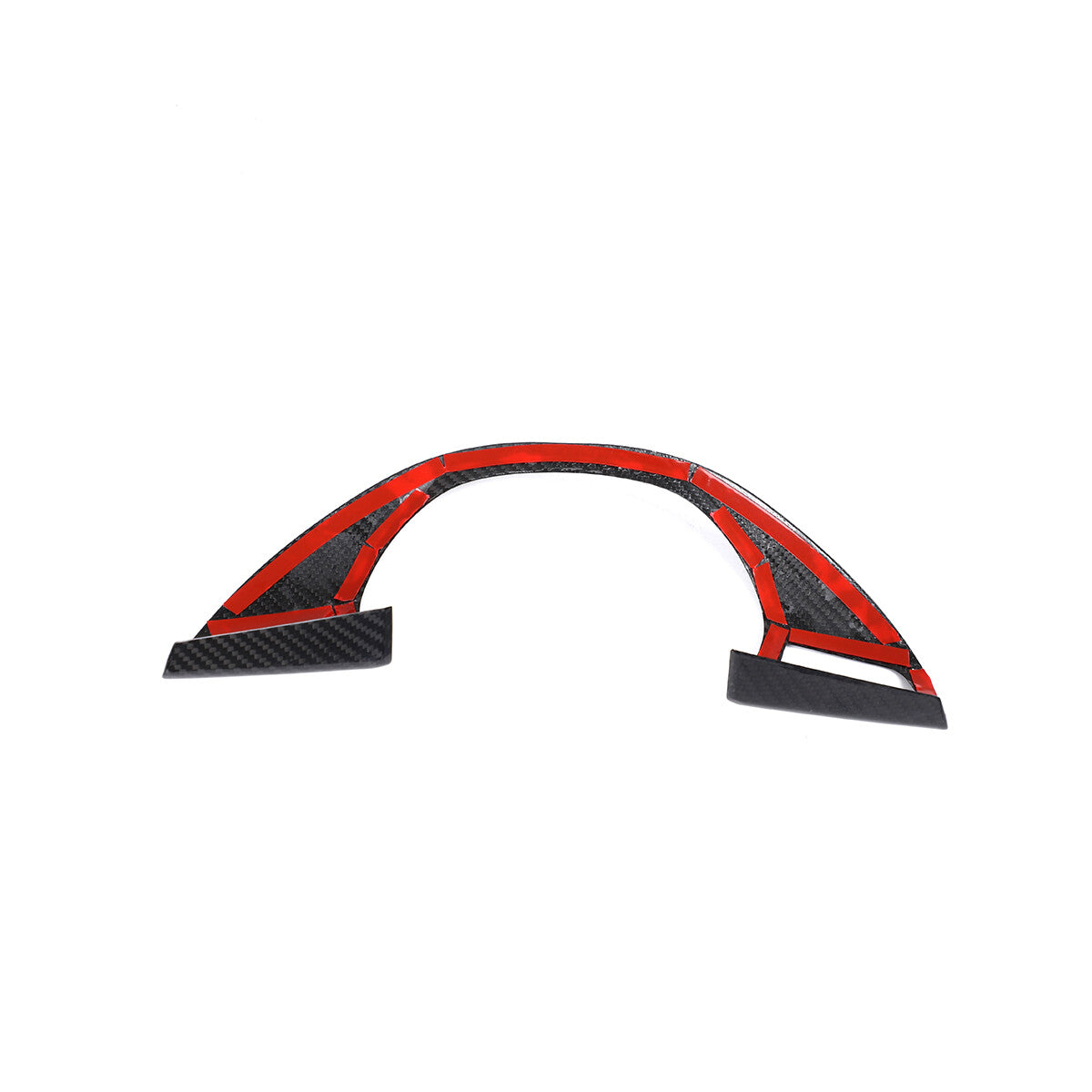 Real Dry Carbon Fiber Inner Steering Wheel 14-23 Cover Trim Fits Maserati Ghibli 13