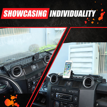 Magnetic Phone Holder Dashboard Storage Box For Land Rover Defender 2004-2018 15