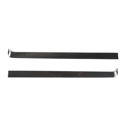 Real Dry Carbon Fiber Center Console Interior Trim Cover For Tesla Model 3 2023+ 17