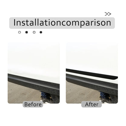 Gloss black Car Door Side Body Moulding Trim For LR Discovery 5 L462 17-21 US 4