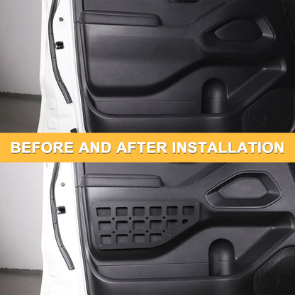Off road Front Door Pocket Molle Panel For Nissan Frontier D41 2022+ 7