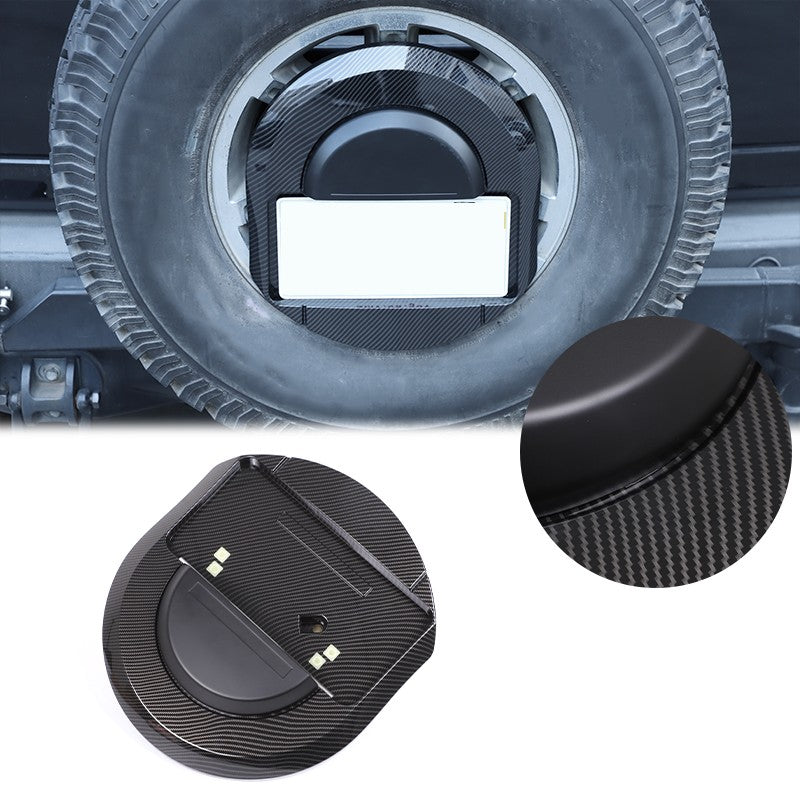 Carbon Spare Tire License Plate Bracket OE:25782333 For Hummer H2 2003-2009 23