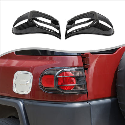 ABS Carbon Fiber Tail Light Cover Trim For Toyota FJ Cruiser 2007-2021 1