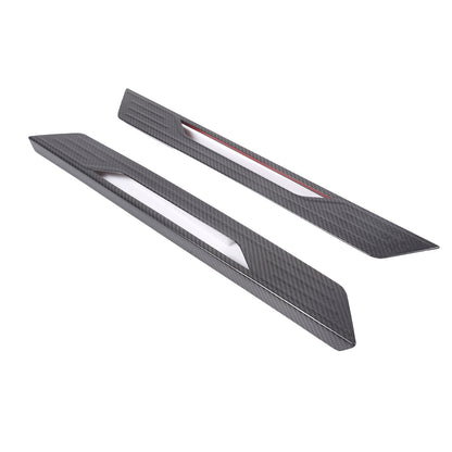 Real Carbon Fiber Scuff Plate Door Sill Cover Protector For Corvette C8 2020-26 14