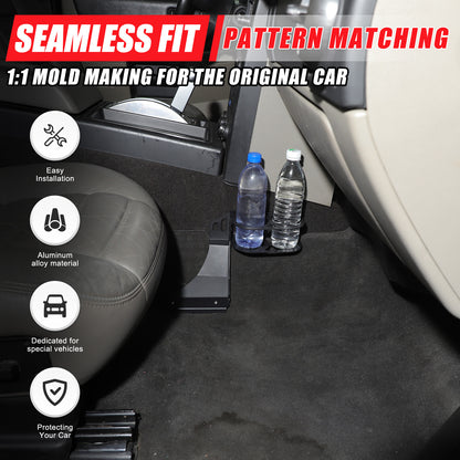 Black Aluminum Passenger Side Seat Cup Holder Bracket For Hummer H2 2003-2009 6