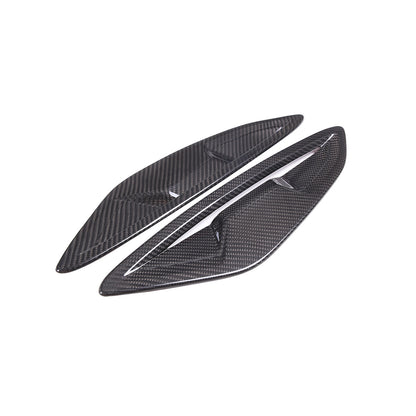For BMW 8 Series G14 G15 G16 840i 2018-22 Dry Carbon Side Air Fender Vent Cover 11