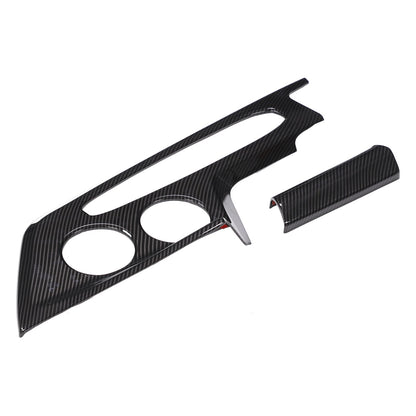 Carbon Fiber ABS Center Console Gear Shift Panel Trim Set For Corvette C8 26+ US 10