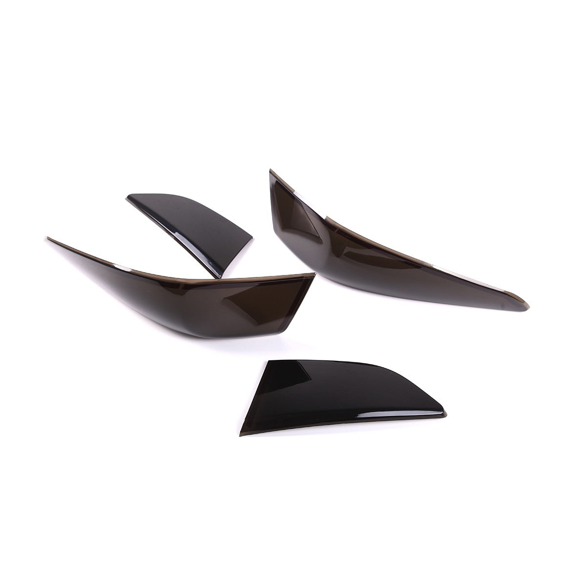 Smoked Black Tail Light Lamp Cover Guard Trim For Mazda 3 2020-21 10