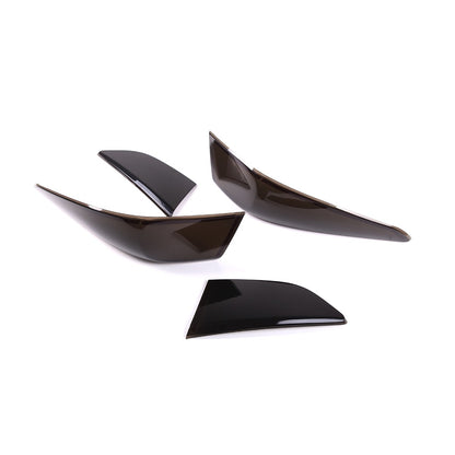 Smoked Black Tail Light Lamp Cover Guard Trim For Mazda 3 2020-21 10