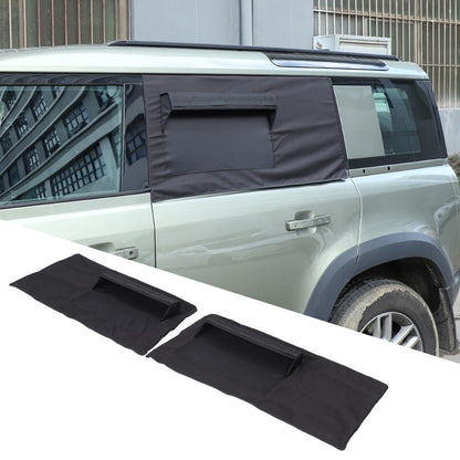 Rear Door Window Sun Shade Cover For Land Rover Defender L663 2020+ 22