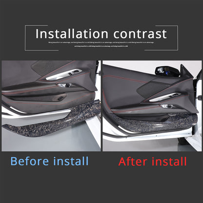 Forged Real Carbon Fiber Full Interior Set Cover Trim Kit For Corvette C8 20-25 - Variants 36-40 30