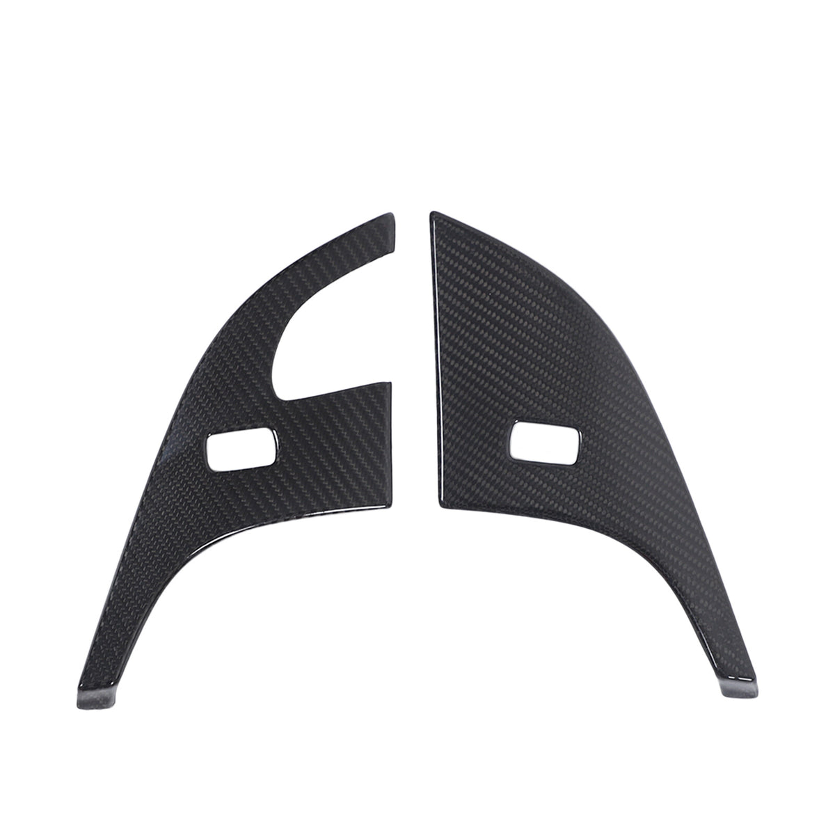 Real Carbon Fiber Children Lock Button Frame Trim Cover For Corvette C6 2005-13 10