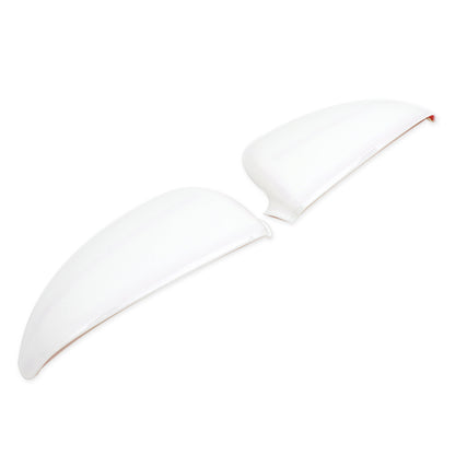 White ABS Exterior Rearview Mirror Cover For Mercedes Benz Smart 2009-2015 13