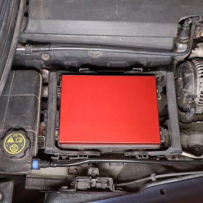 Red Aluminum Engine Coolant Fuse Box Trim Cover For Corvette C7 2014-2019 15