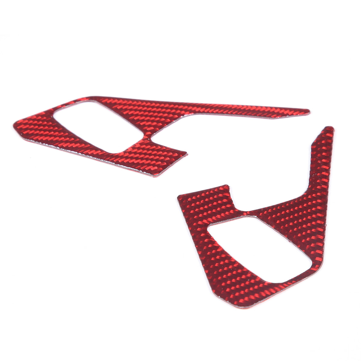 Red Soft Carbon Fiber Interior Decor Trim Kit Cover Set For Corvette C8 20-25 35