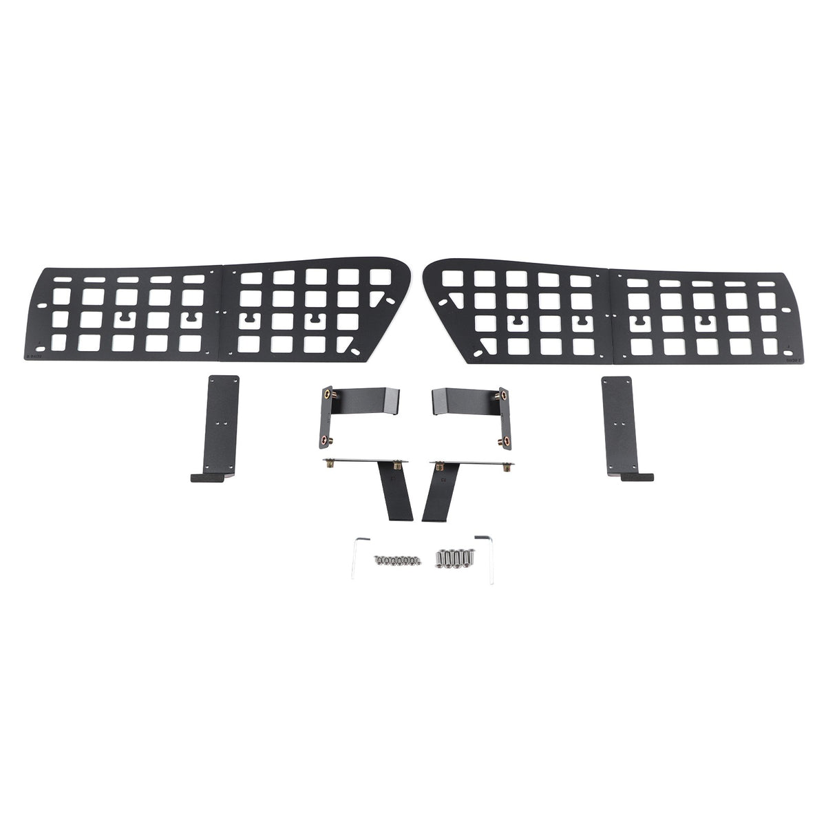 Side Window Cargo Barrier & Organizer Molle Panel For Subaru Forester 2019-2024 18