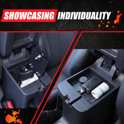 Center Safe GUN Storage Lock Box TRAY For Mitsubishi L200 Triton 19-23 US 7