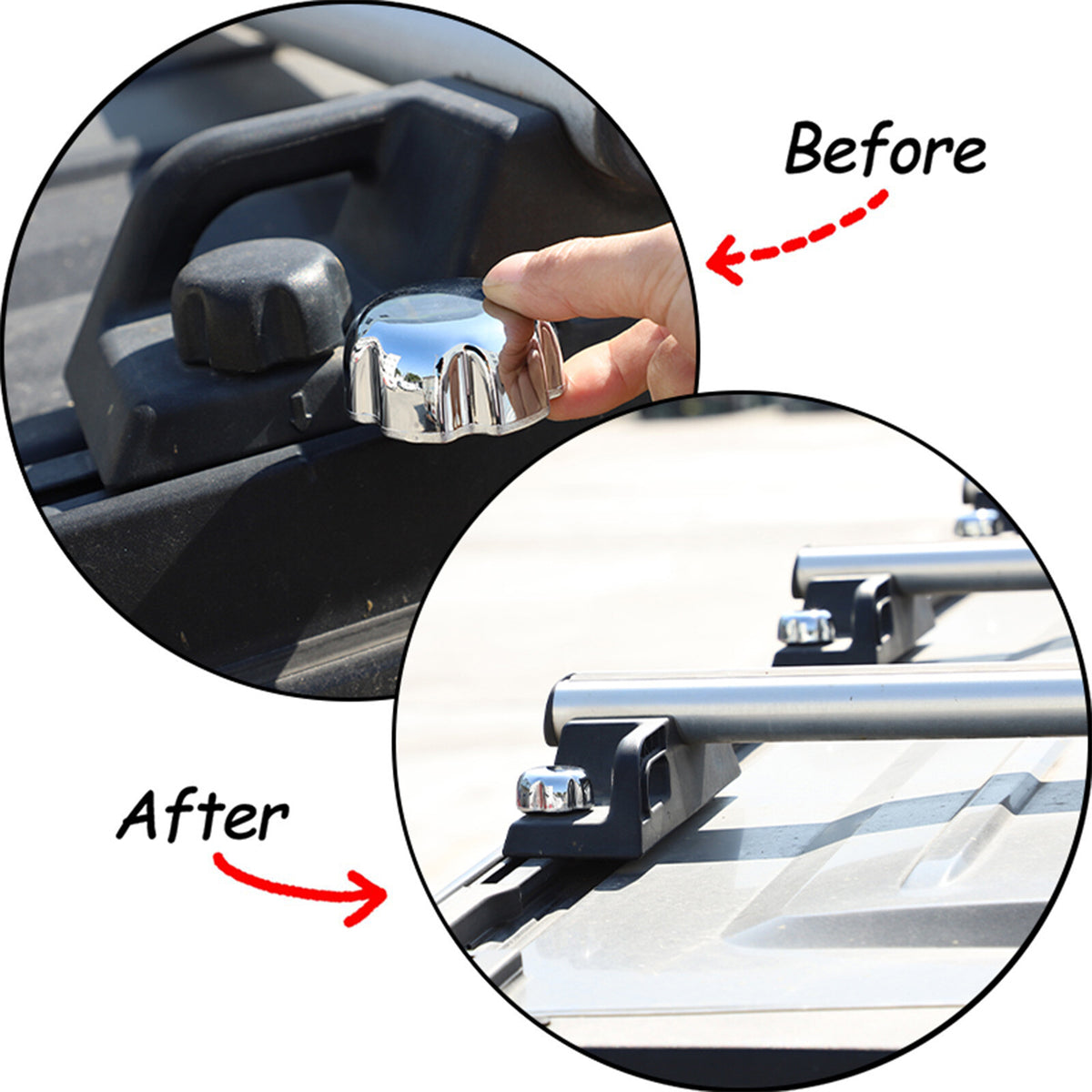 Silver Chrome Exterior Door Handle Mirror Hood Vent Trim Kit For Hummer H2 03-09 101
