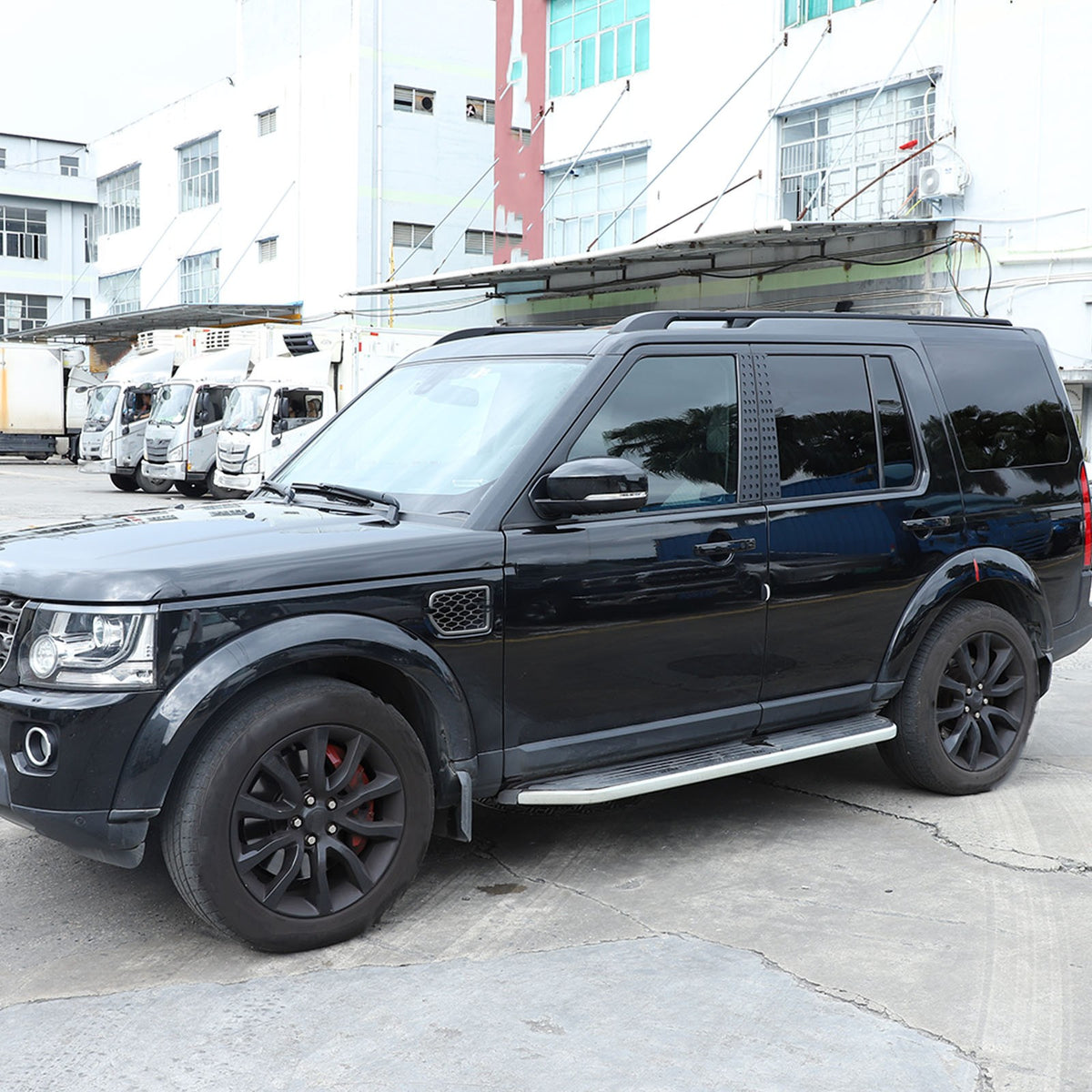 Black Alloy Window Center Pillar Trim Panel For Land Rover Discovery 3&4 04-16 6