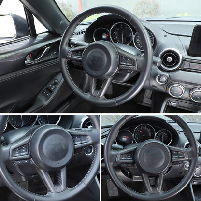 Matte Real Dry Carbon Fiber Interior Full Trim For Mazda MX-5 Miata 2016-2026 6