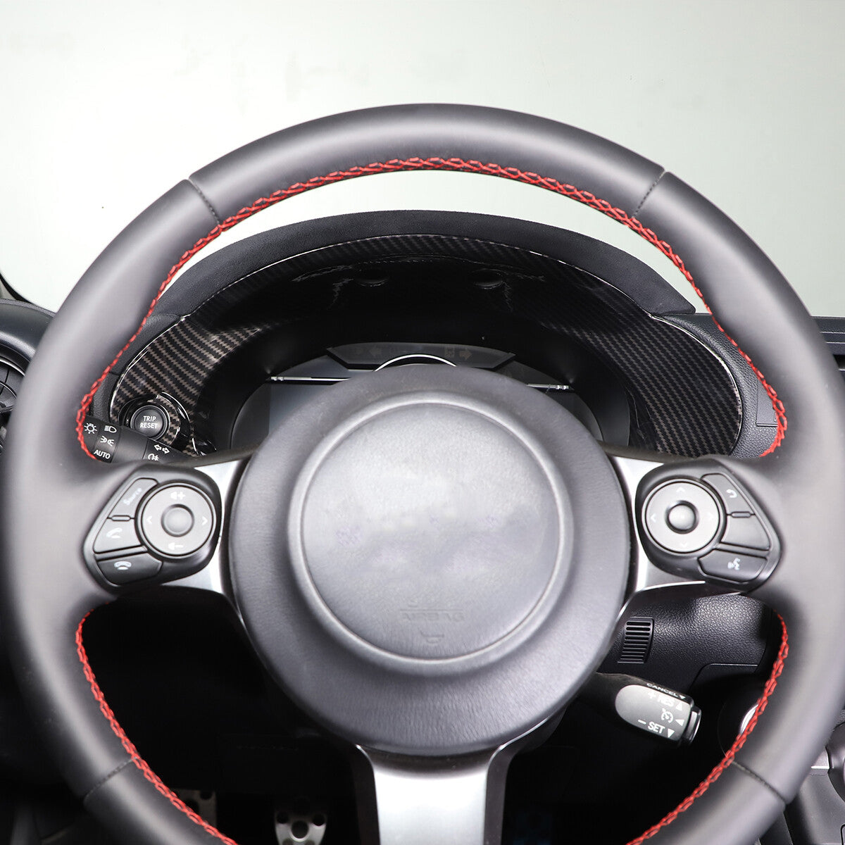 Carbon Fiber ABS Dashboard frame Trim cover Fit for GR86 Subaru BRZ 2022-23 4