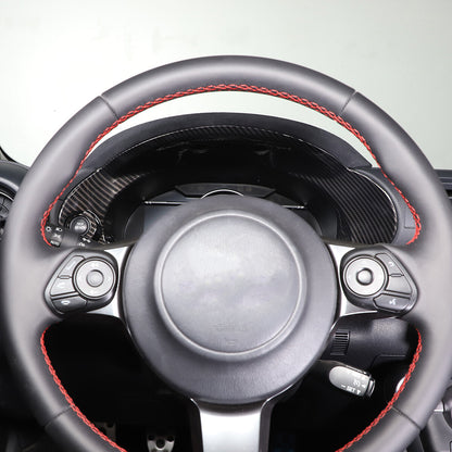 Carbon Fiber ABS Dashboard frame Trim cover Fit for GR86 Subaru BRZ 2022-23 4