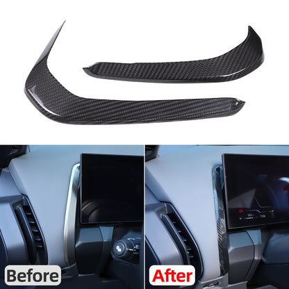 Real Carbon Fiber Center Console Dashboard Trim Strip For BMW X3 G45 2025+ 16