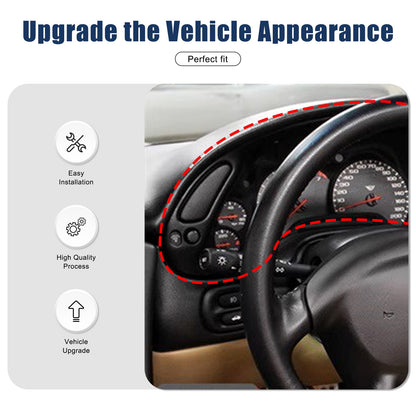 Real Carbon Fiber Instrument Panel Cover Trim Frame For Corvette C5 1998-2004 13
