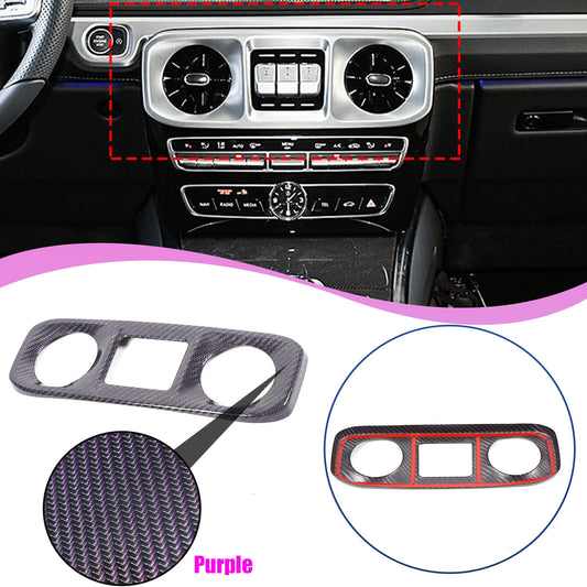 Real Carbon Fiber Center air outlet Trim Cover For Benz W463 G550 G63 19-20 1