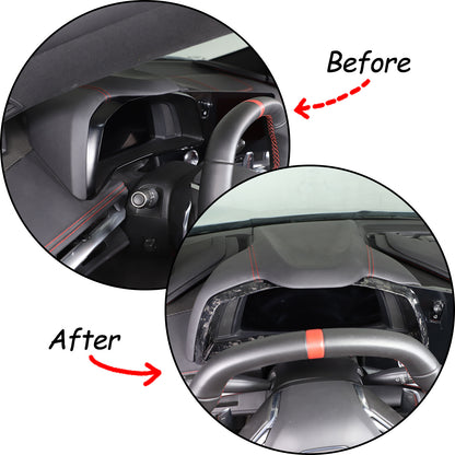 Forged Real Carbon Fiber Full Interior Set Cover Trim Kit For Corvette C8 20-25 - Variants 11-15 26