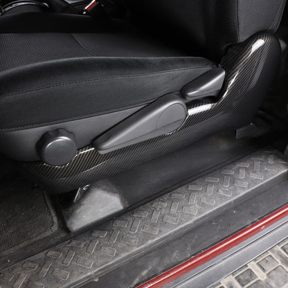 Carbon Fiber Style Seat Handle Panel Cover Trim For Toyota FJ Cruiser 07-21 3
