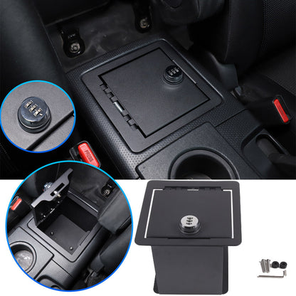 Center Console Safe Interior Storage Box With Lock For Toyota FJ Cruiser 07-21 1