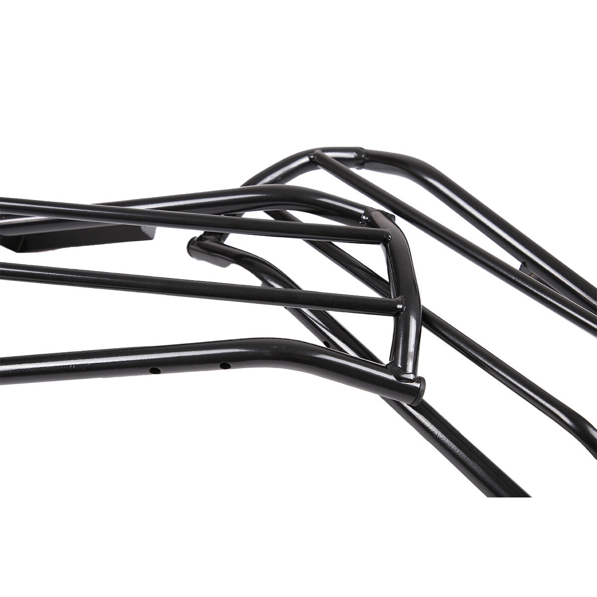 For Toyota FJ Cruiser 07-21 Black Steel Front Fog Light Bumper Lamp Cover Trim 6