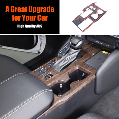 Grain Center Console Gear Shift Panel Trim For Toyota Land Cruiser LC250 24+ US 2