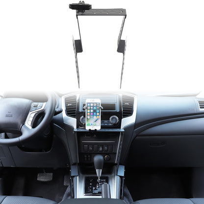 Center Console Molle Panel Digital Device Mount For Mitsubishi L200 Triton 19-23 2