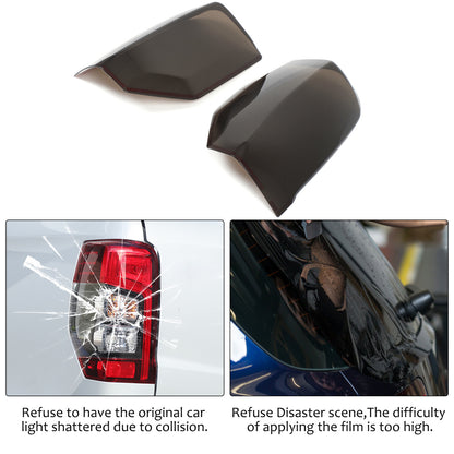 ABS Transparent Smoked Black Gray Tail Light Cover For Mitsubishi L200 2019+ 16